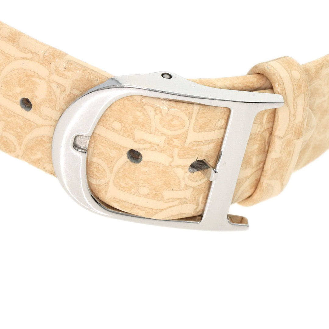 Christian Dior Watches Quartz D78-109 Stainless Steel, Leather Silver Maris white dial Women Used Authentic