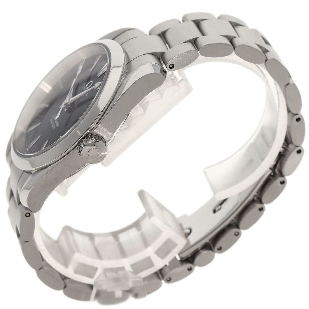 OMEGA Watches Quartz 2518.50 Stainless Steel , Stainless Steel Silver Seamaster Aqua Terra Date black dial mens Used Authentic