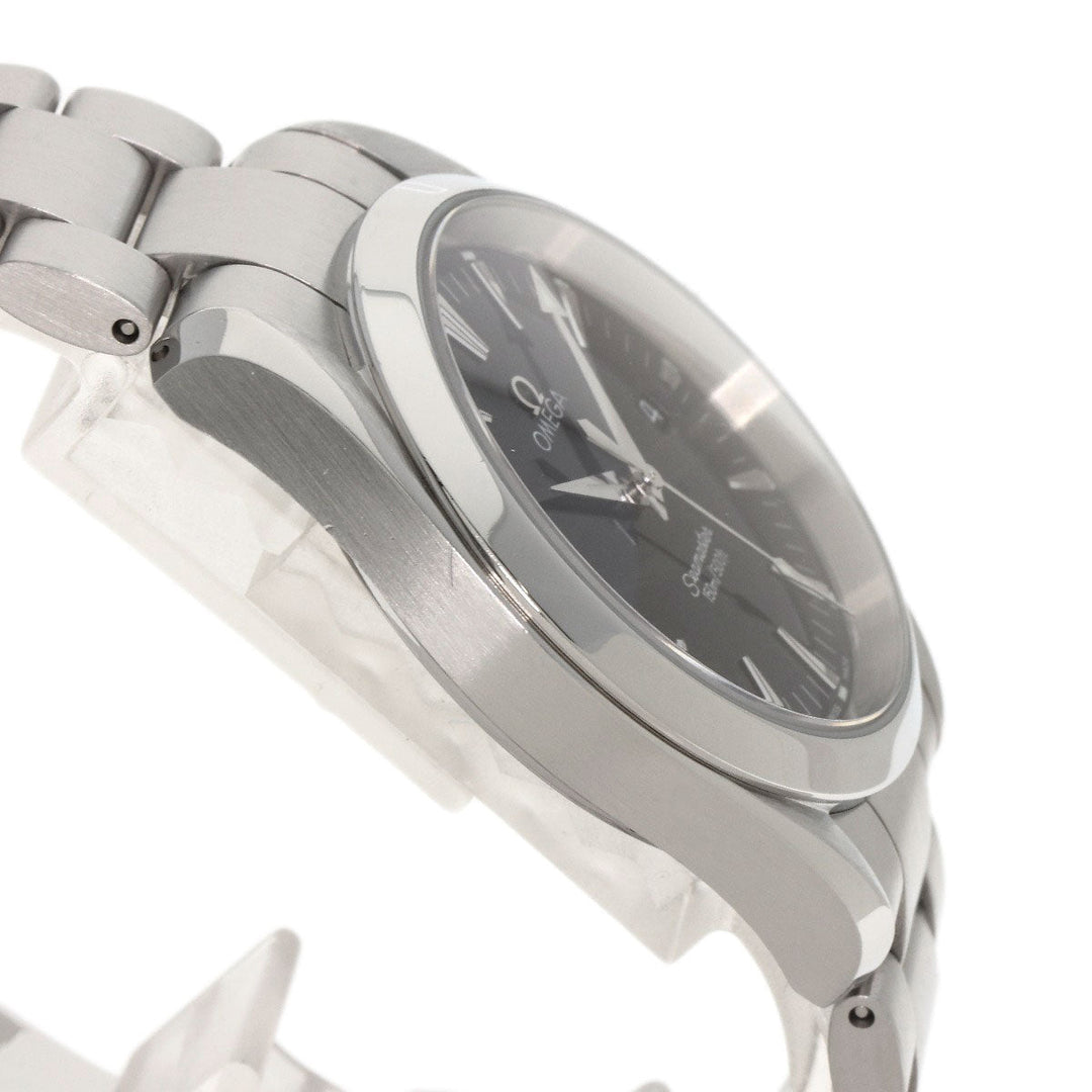 OMEGA Watches Quartz 2518.50 Stainless Steel , Stainless Steel Silver Seamaster Aqua Terra Date black dial mens Used Authentic