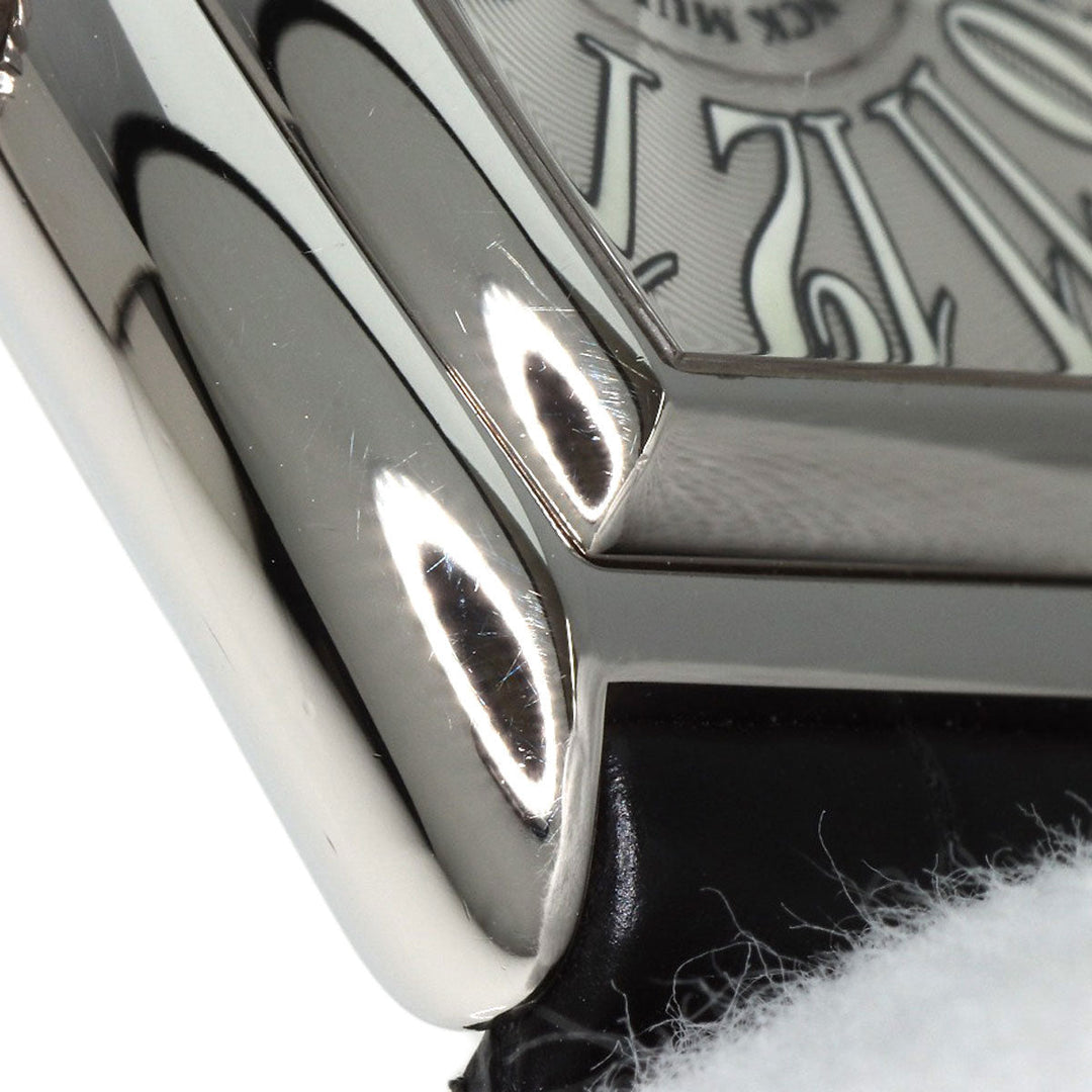 FRANCK MULLER Watches Mechanical Automatic 8002LSC Stainless Steel, Leather Silver Conquistador Silver dial Women Used Authentic