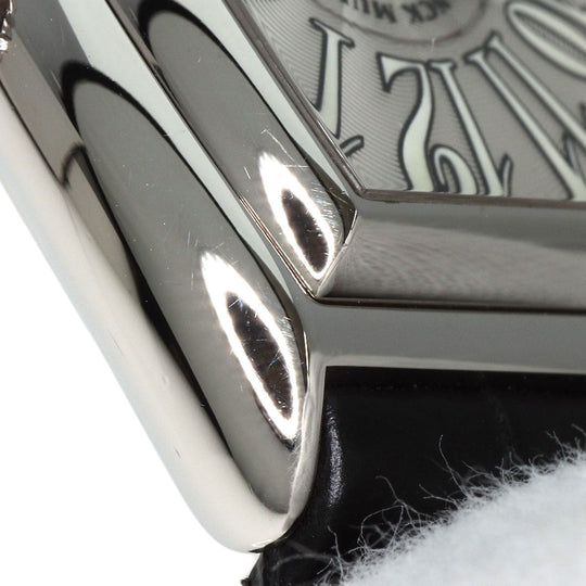 FRANCK MULLER Watches Mechanical Automatic 8002LSC Stainless Steel, Leather Silver Conquistador Silver dial Women Used Authentic