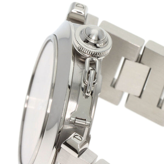 CARTIER Watches Mechanical Automatic W31058M7 Stainless Steel , Stainless Steel Silver Pasha C Big Date pink dial mens Used Authentic