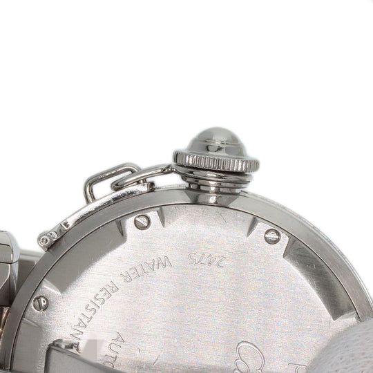 CARTIER Watches Mechanical Automatic W31058M7 Stainless Steel , Stainless Steel Silver Pasha C Big Date pink dial mens Used Authentic