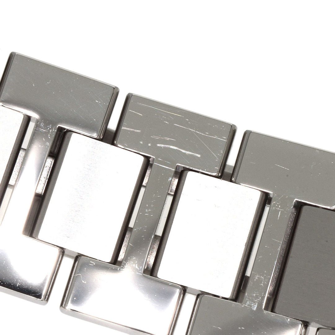 CARTIER Watches Quartz W5200013 Stainless Steel , Stainless Steel Silver Tank solo SM Silver dial Women Used Authentic