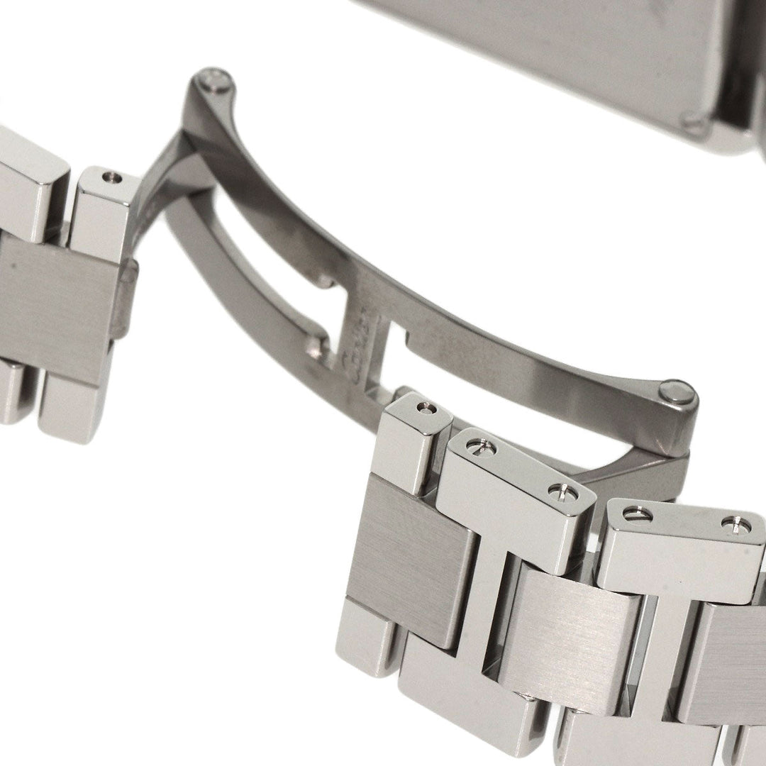 CARTIER Watches Quartz W5200013 Stainless Steel , Stainless Steel Silver Tank solo SM Silver dial Women Used Authentic