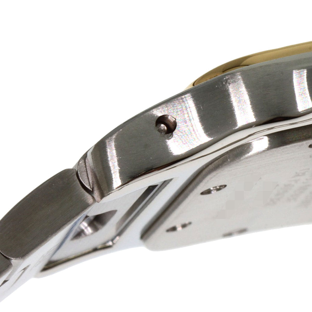 CARTIER Watches Quartz W20012C4 Stainless Steel , SSxK18YG gold Santosgalbe SM Ivory dial Women Used Authentic