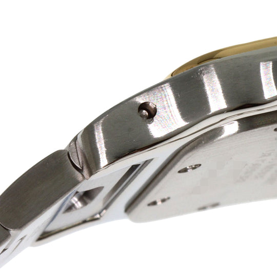CARTIER Watches Quartz W20012C4 Stainless Steel , SSxK18YG gold Santosgalbe SM Ivory dial Women Used Authentic