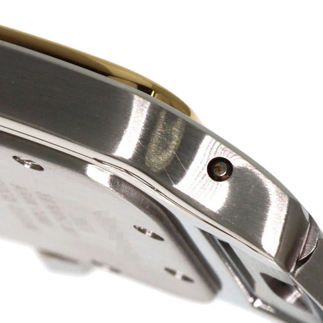 CARTIER Watches Quartz W20012C4 Stainless Steel , SSxK18YG gold Santosgalbe SM Ivory dial Women Used Authentic