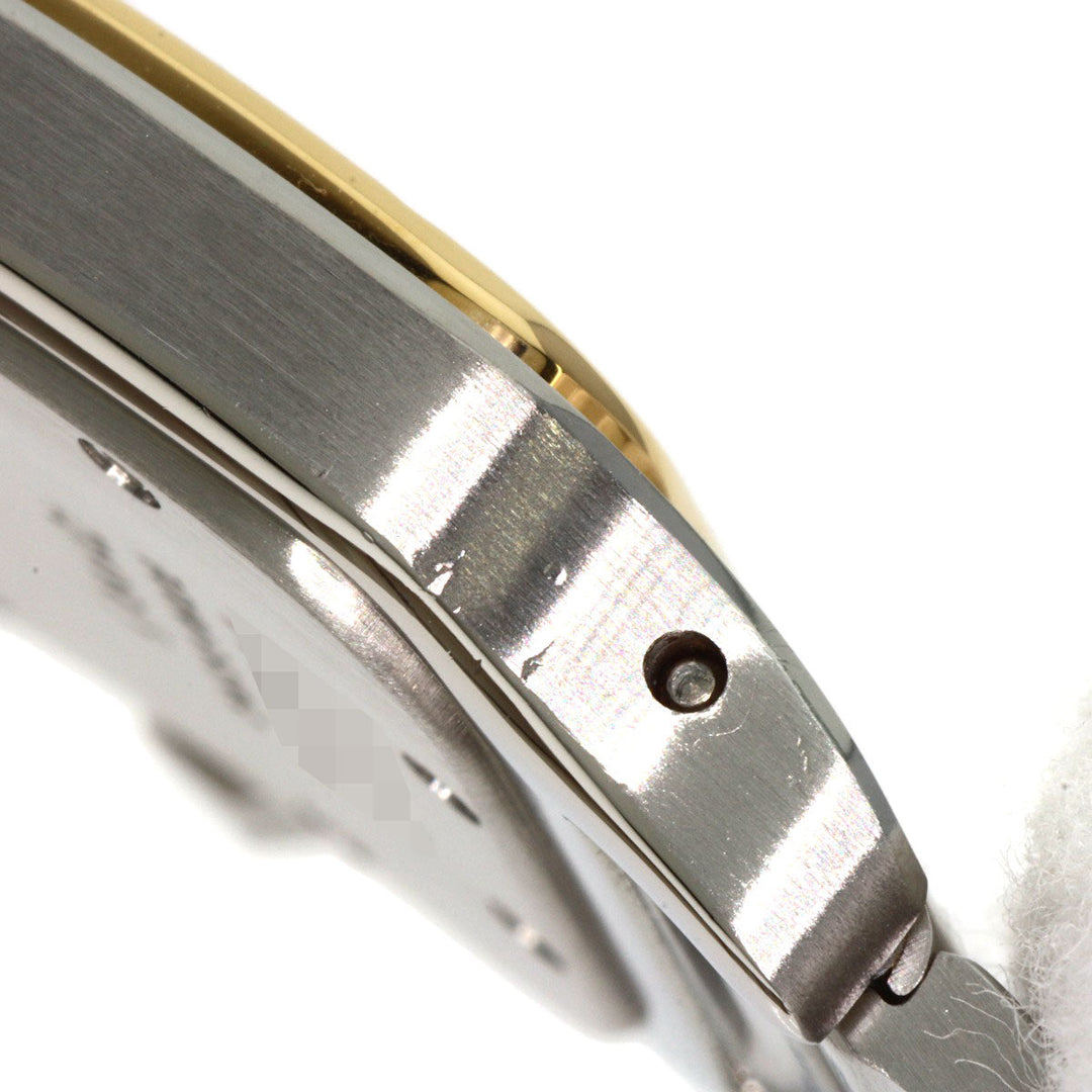 CARTIER Watches Quartz W20012C4 Stainless Steel , SSxK18YG gold Santos Galve SM Silver dial Women Used Authentic