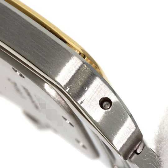 CARTIER Watches Quartz W20012C4 Stainless Steel , SSxK18YG gold Santos Galve SM Silver dial Women Used Authentic
