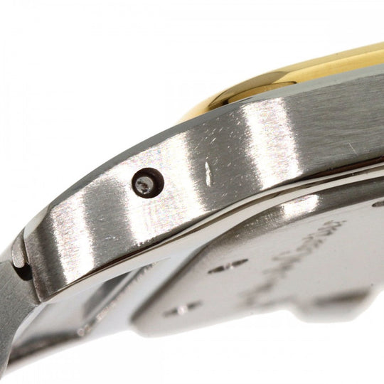 CARTIER Watches Quartz W20012C4 Stainless Steel , SSxK18YG gold Santos Galve SM Silver dial Women Used Authentic