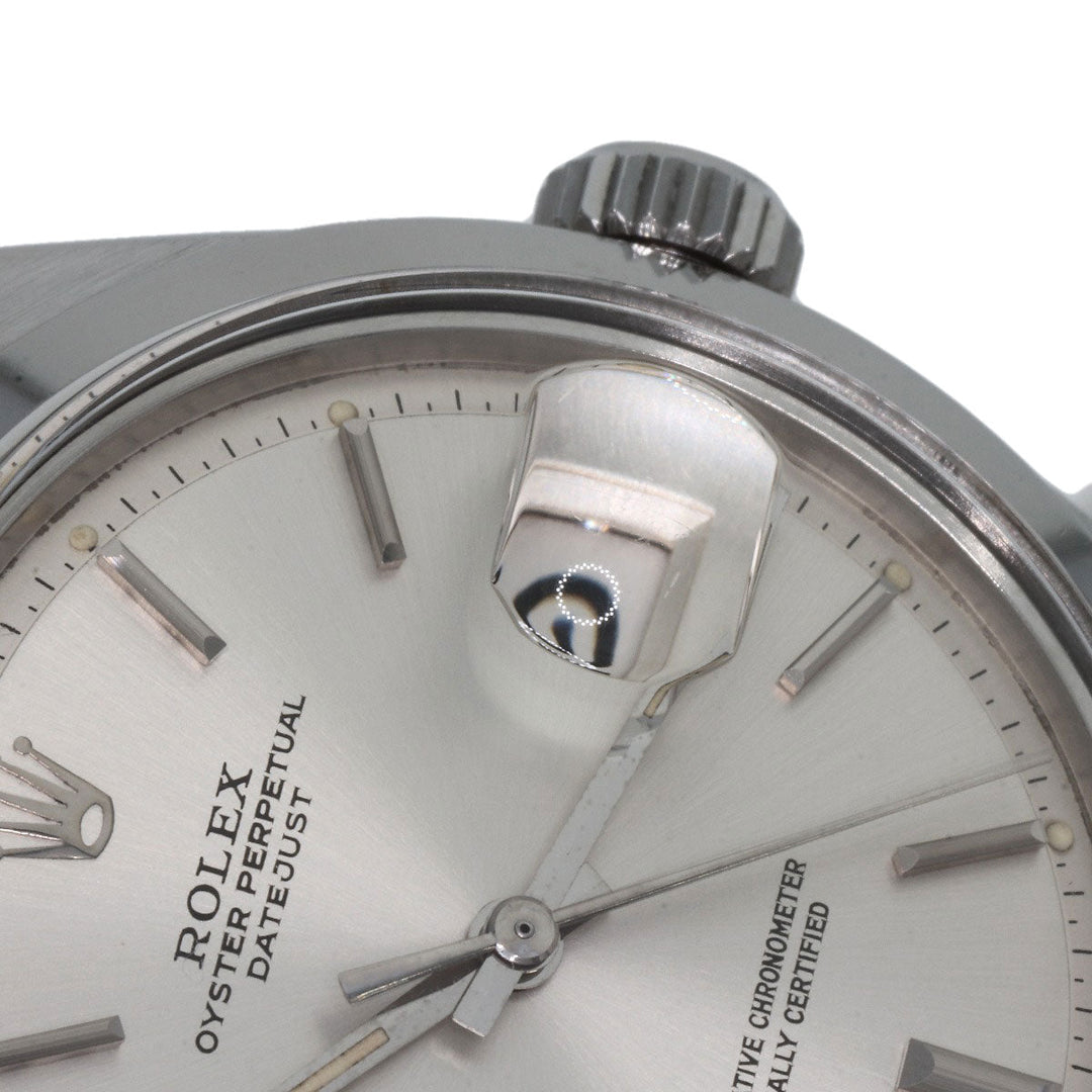 ROLEX Watches Mechanical Automatic 1600 Stainless Steel , Stainless Steel Silver Datejust 1969 Silver dial mens Used Authentic