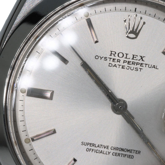 ROLEX Watches Mechanical Automatic 1600 Stainless Steel , Stainless Steel Silver Datejust 1969 Silver dial mens Used Authentic