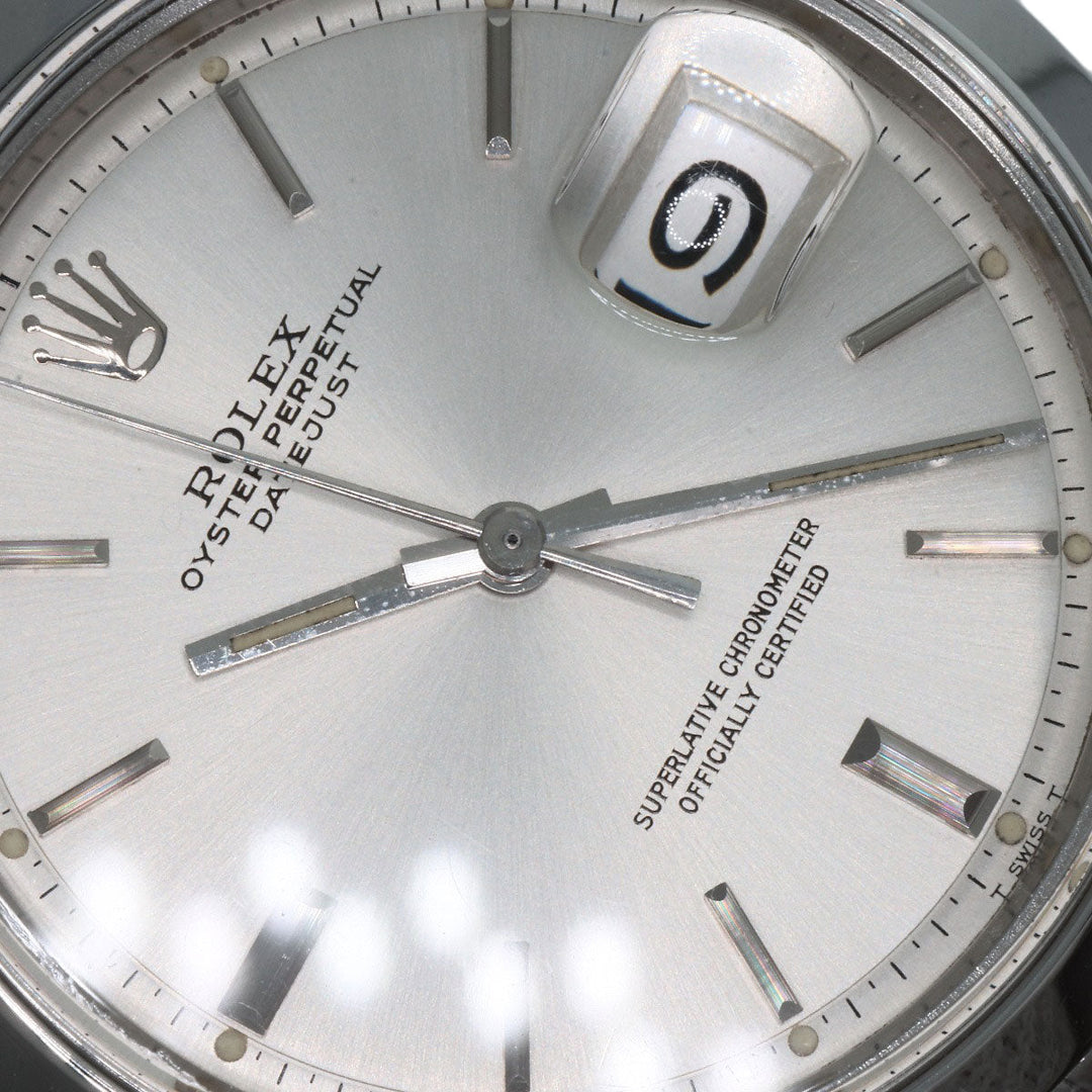 ROLEX Watches Mechanical Automatic 1600 Stainless Steel , Stainless Steel Silver Datejust 1969 Silver dial mens Used Authentic