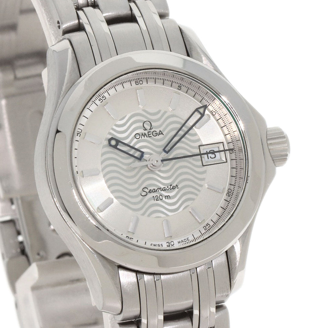OMEGA Watches Quartz 2581.31 Stainless Steel , Stainless Steel Silver Seamaster Silver dial Women Used Authentic