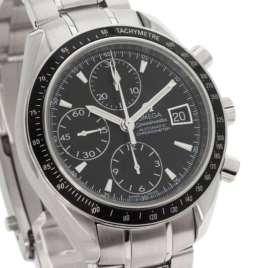 OMEGA Watches Mechanical Automatic 3210.50 Stainless Steel , Stainless Steel Silver Speedmaster Date black dial mens Used Authentic