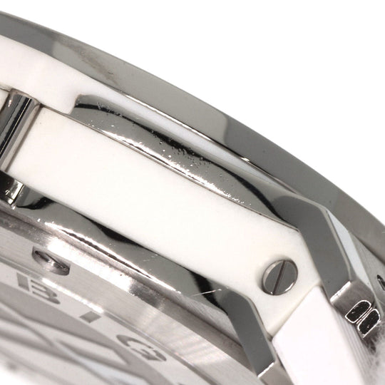 HUBLOT Watches Quartz 361.SE.6010.RW.1104 Stainless Steel, Rubber, Diamond Silver Big bang diamond White shell dial Boys Used Authentic