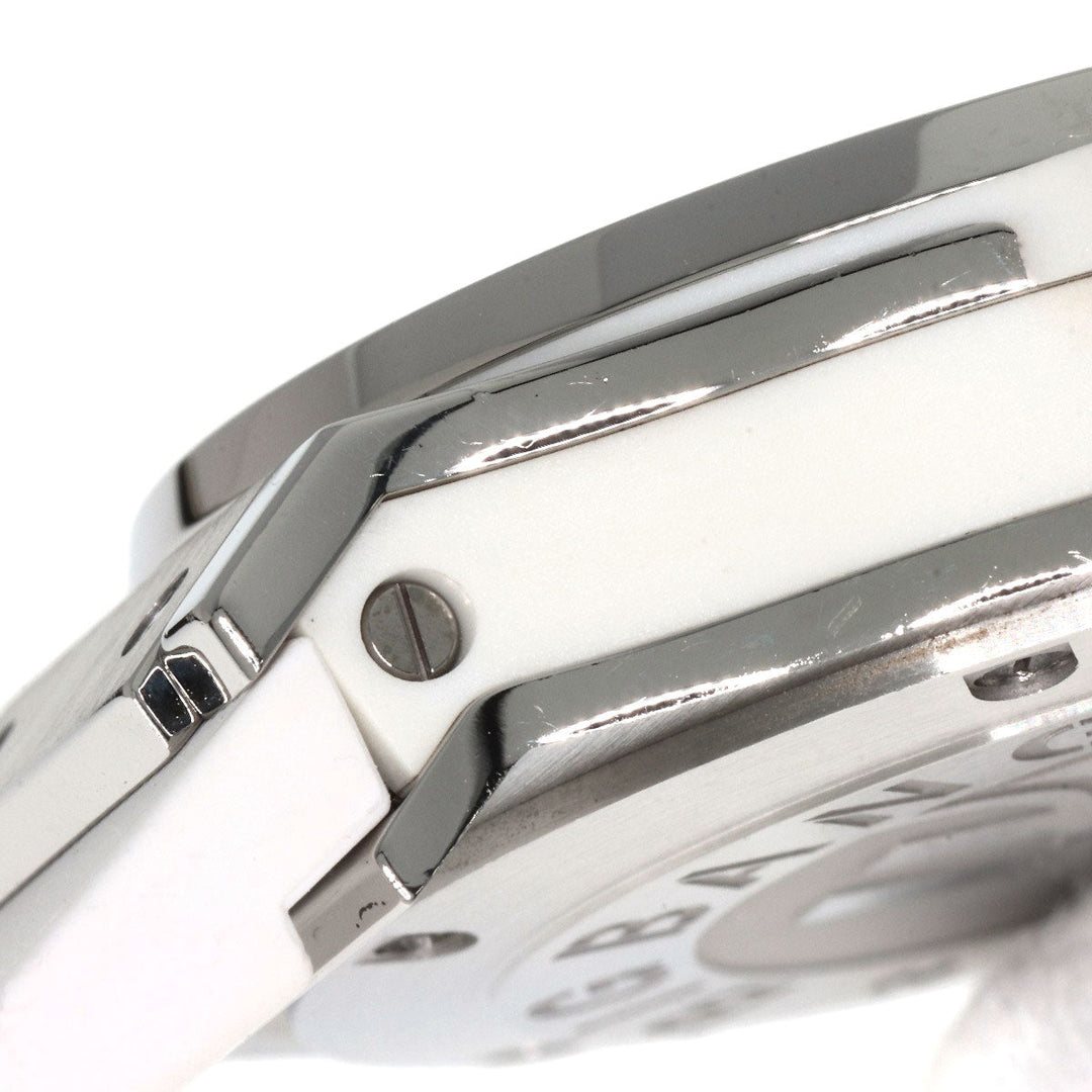 HUBLOT Watches Quartz 361.SE.6010.RW.1104 Stainless Steel, Rubber, Diamond Silver Big bang diamond White shell dial Boys Used Authentic