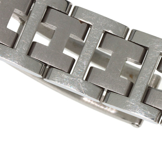 HERMES Watches Quartz PU2.210 Stainless Steel Silver Pullman white dial Women Used Authentic