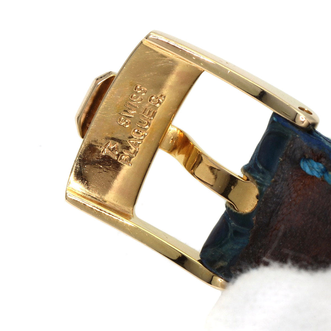 Chopard Watches Quartz 27/8246 Stainless Steel, Leather, K18YG gold Happy sports Ivory dial Women Used Authentic