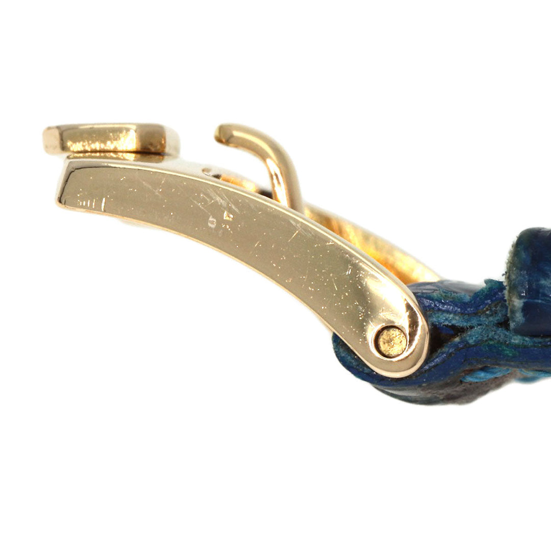 Chopard Watches Quartz 27/8246 Stainless Steel, Leather, K18YG gold Happy sports Ivory dial Women Used Authentic