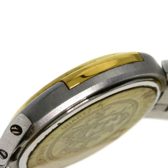 HERMES Watches Quartz Stainless Steel, Combination Silver Windsor white dial Women Used Authentic