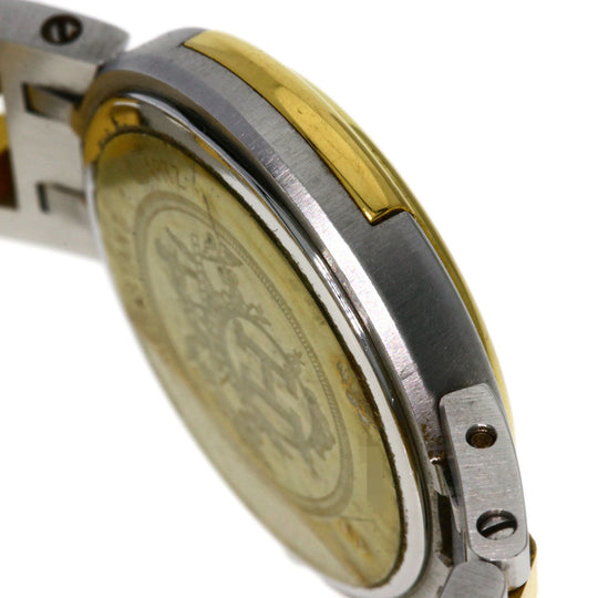 HERMES Watches Quartz Stainless Steel, Combination Silver Windsor white dial Women Used Authentic