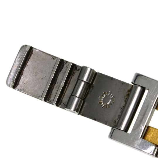 HERMES Watches Quartz Stainless Steel, Combination Silver Windsor white dial Women Used Authentic