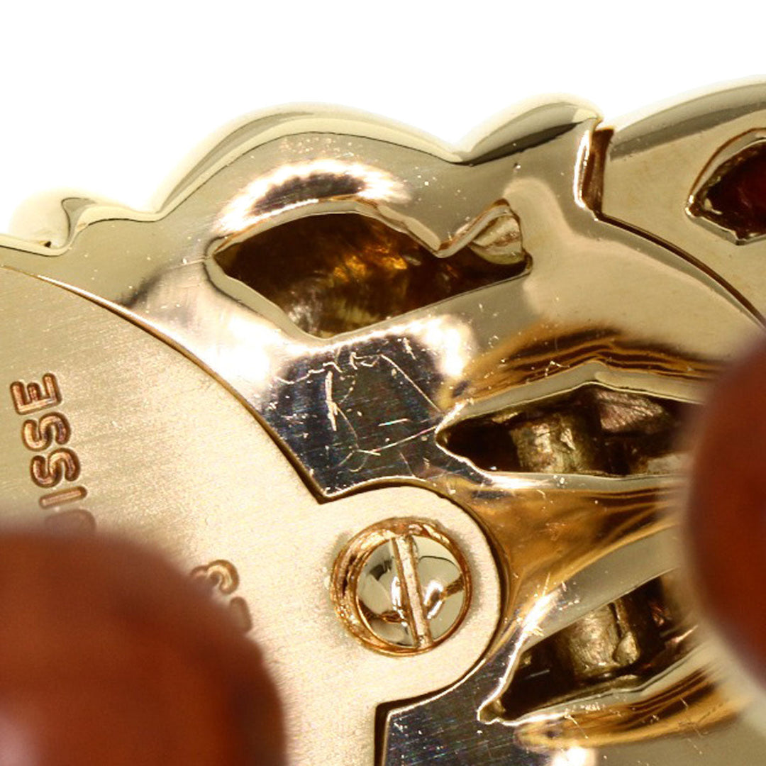 BVLGARI Watches Quartz BJ03 K18YG, leather Brown Antalya Bangle Ivory dial Women Used Authentic