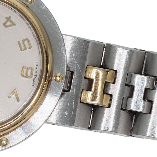 HERMES Watches Quartz Stainless Steel , SSxGP gold Olympia Ivory dial Women Used Authentic