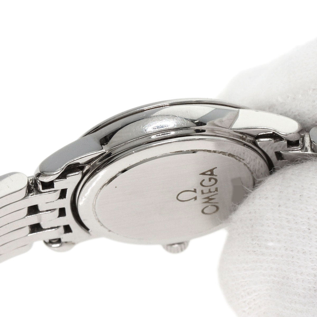 OMEGA Watches Quartz 4570.31 Stainless Steel , Stainless Steel Silver De Ville Prestige Silver dial Women Used Authentic