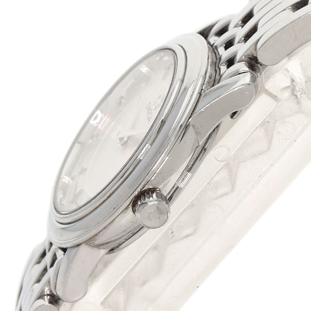 OMEGA Watches Quartz 4570.31 Stainless Steel , Stainless Steel Silver De Ville Prestige Silver dial Women Used Authentic