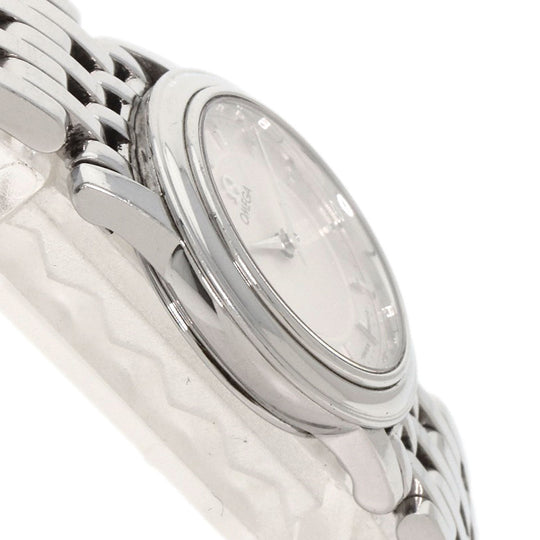 OMEGA Watches Quartz 4570.31 Stainless Steel , Stainless Steel Silver De Ville Prestige Silver dial Women Used Authentic