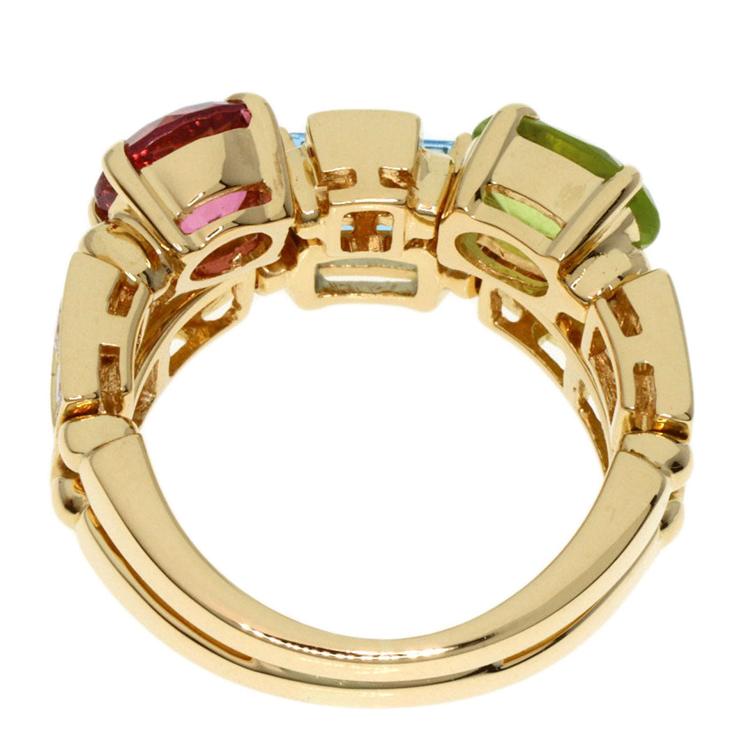BVLGARI Ring 18K Yellow Gold gold Allegra Diamond Women Used Authentic