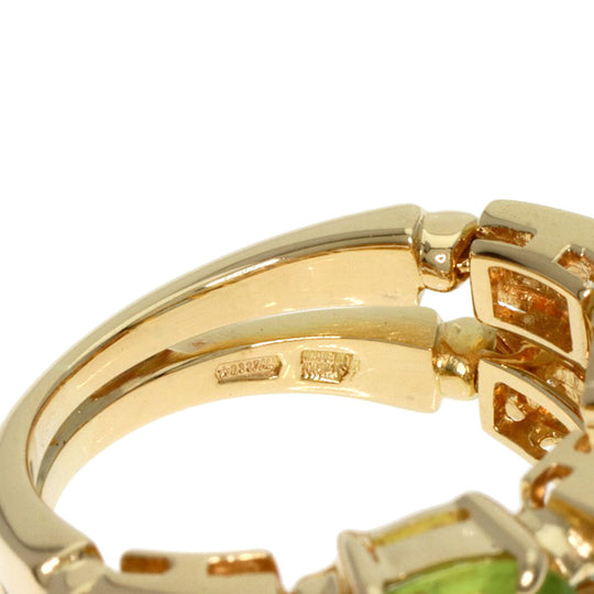 BVLGARI Ring 18K Yellow Gold gold Allegra Diamond Women Used Authentic