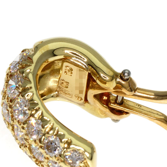 HARRY WINSTON Earring 18K Yellow Gold gold Pave diamond