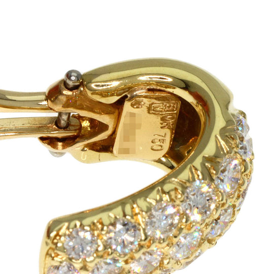 HARRY WINSTON Earring 18K Yellow Gold gold Pave diamond