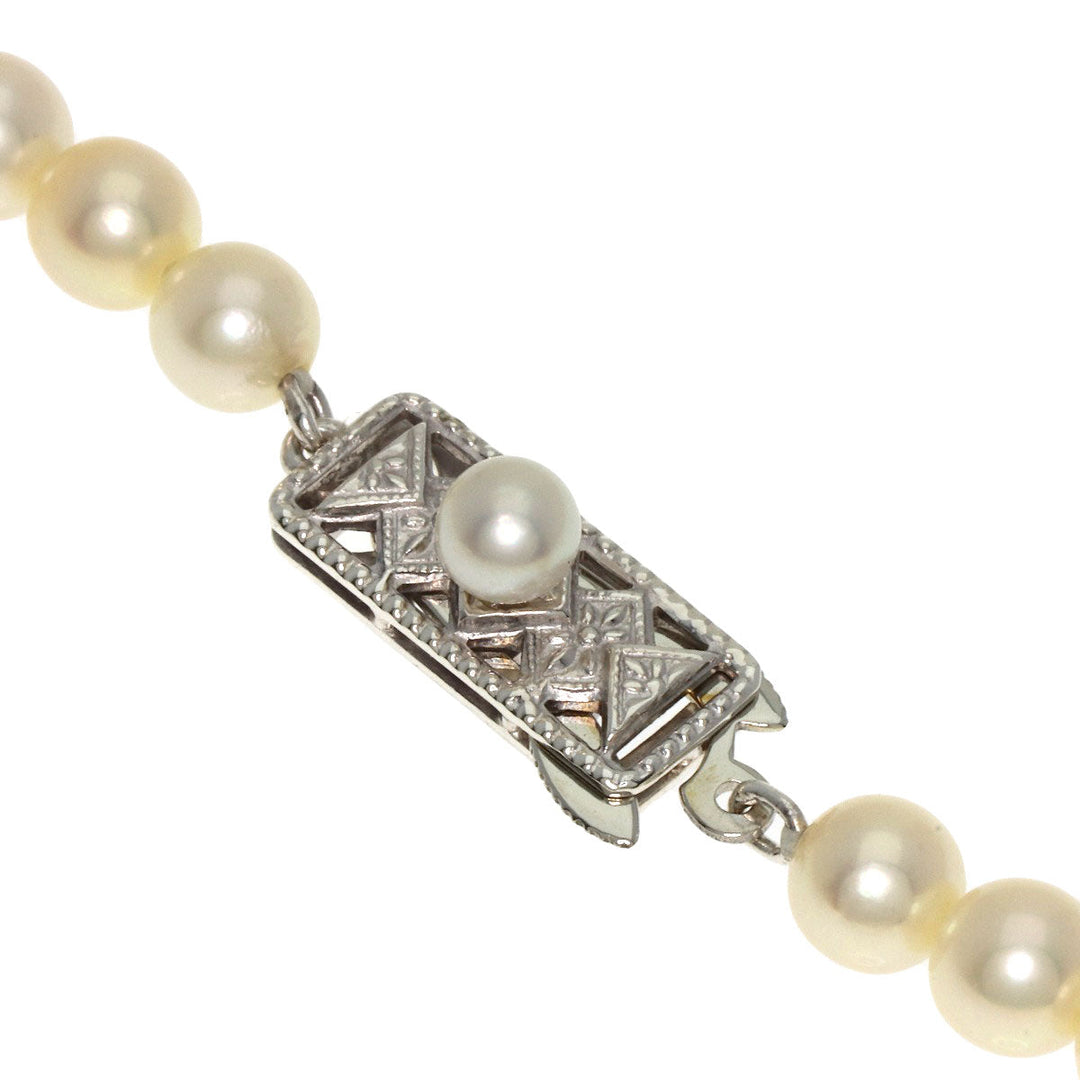MIKIMOTO Necklace SV white Pearl