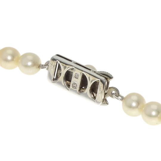 MIKIMOTO Necklace SV white Pearl