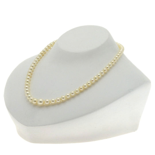 MIKIMOTO Necklace SV white Pearl