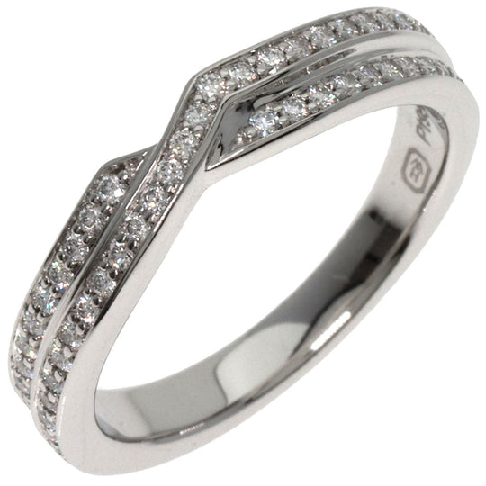 HARRY WINSTON Ring PT950 Silver Tristo diamond Women Used Authentic