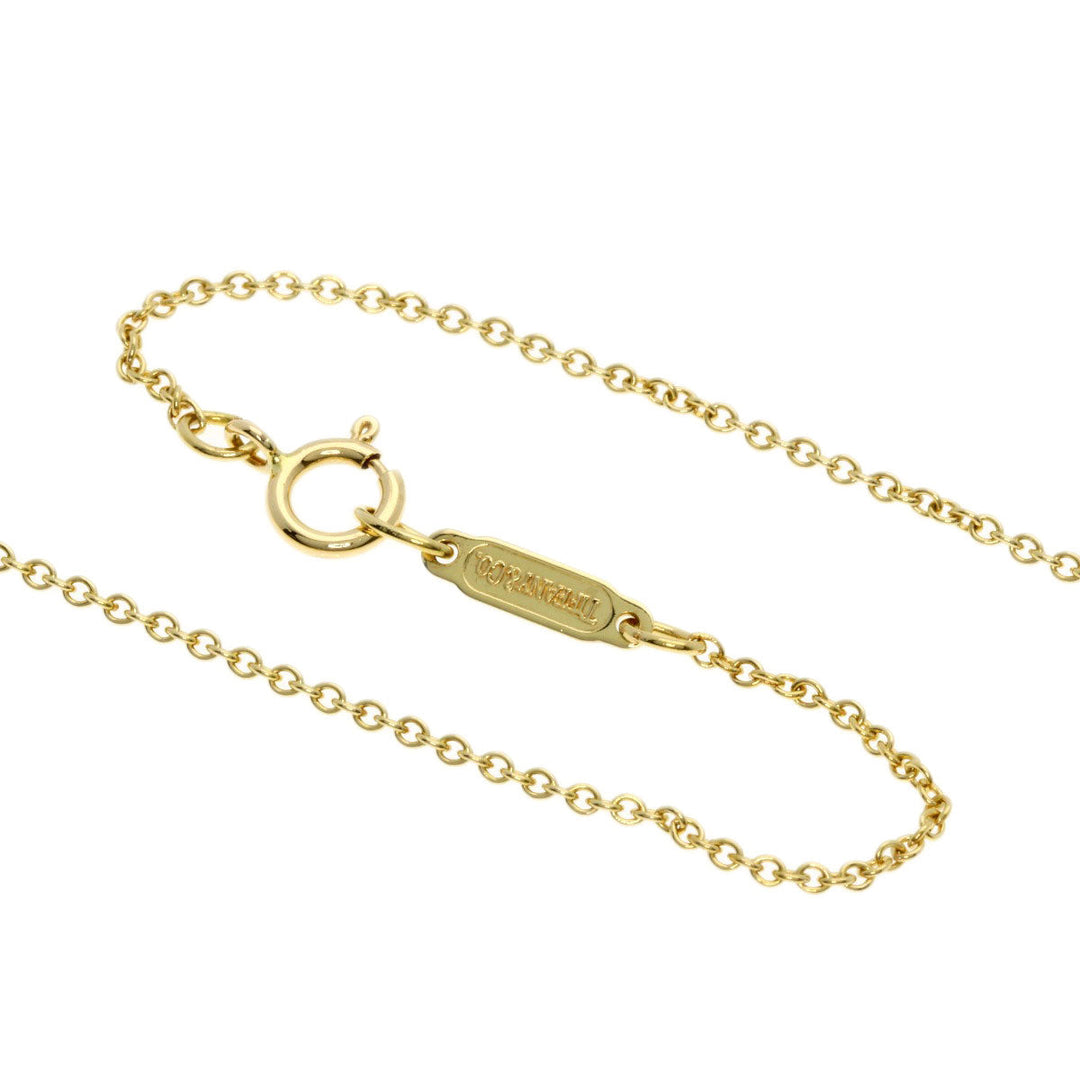 TIFFANY&Co. Necklace 18K Yellow Gold gold Flower Pearl Women Used Authentic