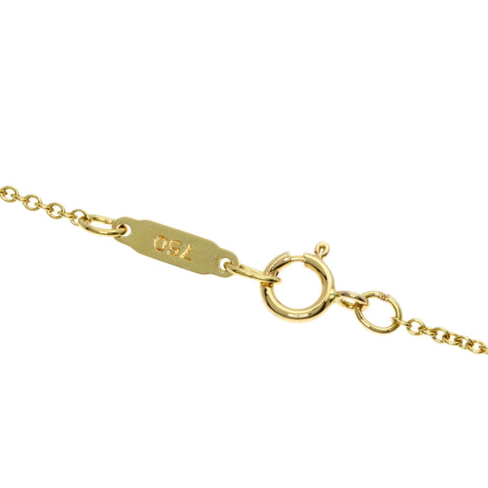 TIFFANY&Co. Necklace 18K Yellow Gold gold Flower Pearl Women Used Authentic