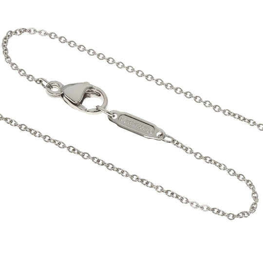 TIFFANY&Co. Necklace PT950 Silver Sorest diamond