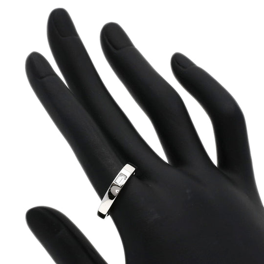 HARRY WINSTON Ring PT950 Silver One Baguette Band Ring Diamond Women Used Authentic