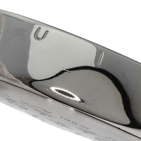 LOUIS VUITTON Watches Quartz Q132G Stainless Steel, Rubber Silver Tambour Lovely Cup black dial Women Used Authentic