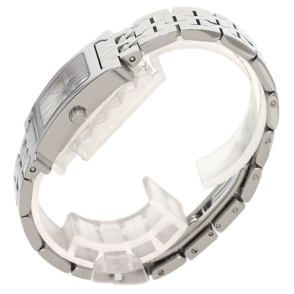 HERMES Watches Quartz HH1.210 Stainless Steel , Stainless Steel Silver H watch Silver dial Women Used Authentic