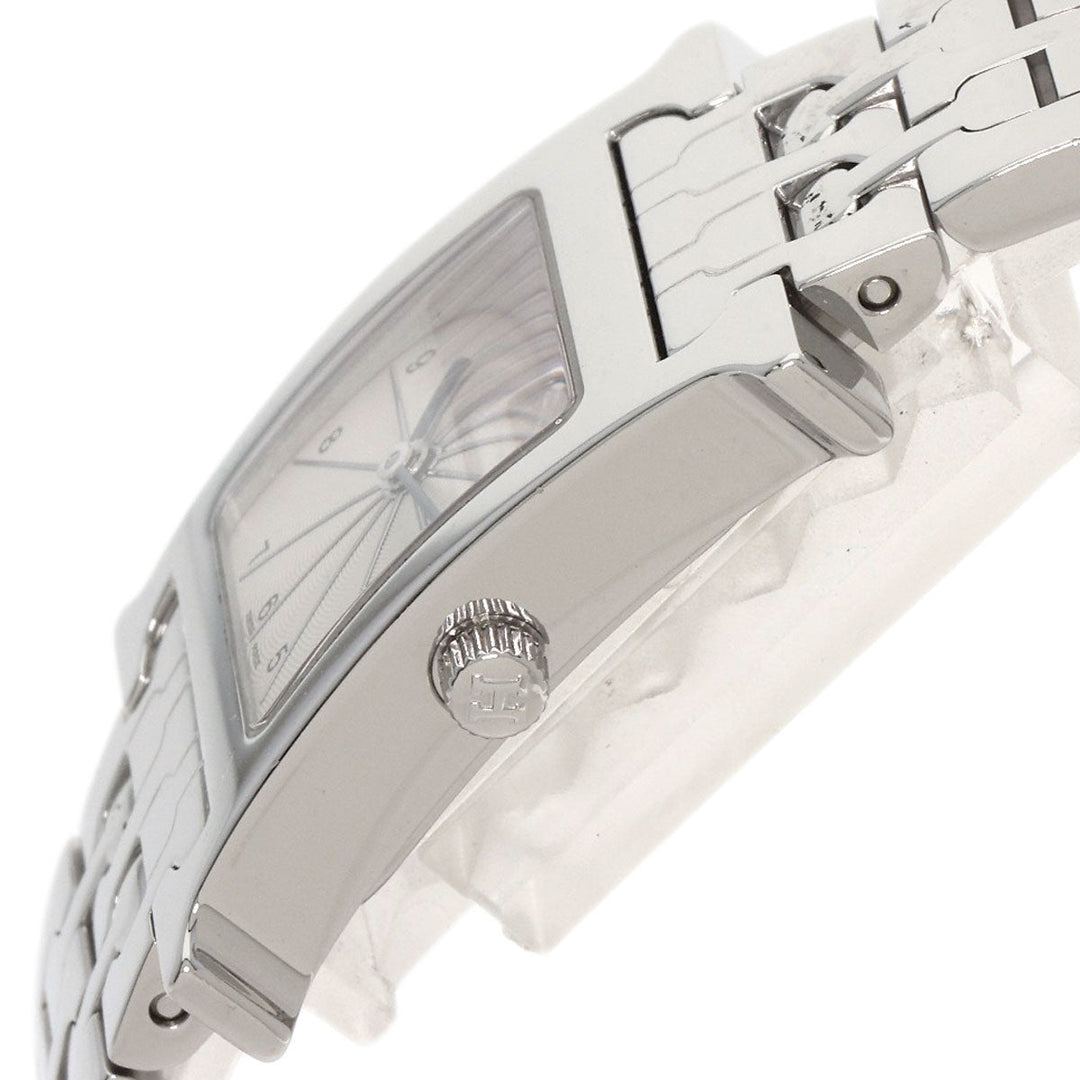 HERMES Watches Quartz HH1.210 Stainless Steel , Stainless Steel Silver H watch Silver dial Women Used Authentic