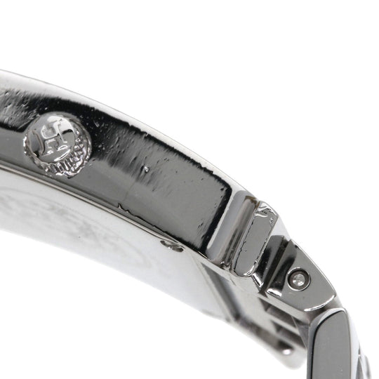HERMES Watches Quartz HH1.230 Stainless Steel, Stainless Steel, Diamond Silver H Watch Bezel Diamond Ivory dial Women Used Authentic