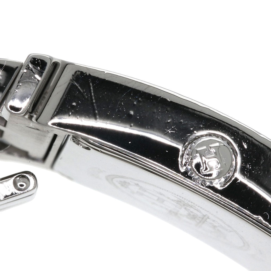 HERMES Watches Quartz HH1.230 Stainless Steel, Stainless Steel, Diamond Silver H Watch Bezel Diamond Ivory dial Women Used Authentic